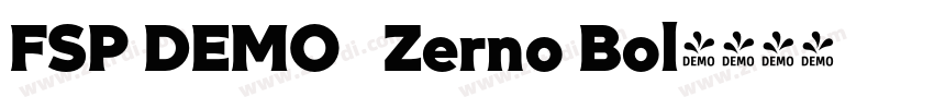 FSP DEMO   Zerno Bol字体转换